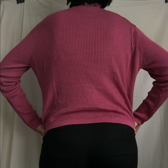 Berry-colored turtleneck - Picture 2 of 7